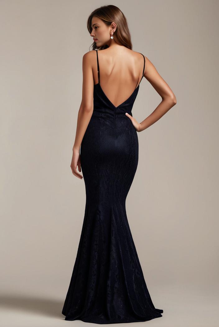 glitter spaghetti strap u veck open back bodycon stretchy evening dress 122951