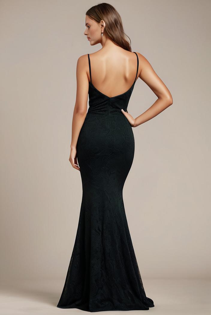 glitter spaghetti strap u veck open back bodycon stretchy evening dress 122955