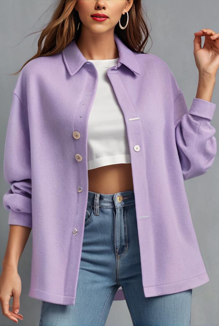 medium long tattered loose denim coat 126181