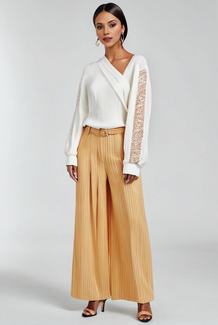 pleated high waist commuting temperament maxi dress 126879