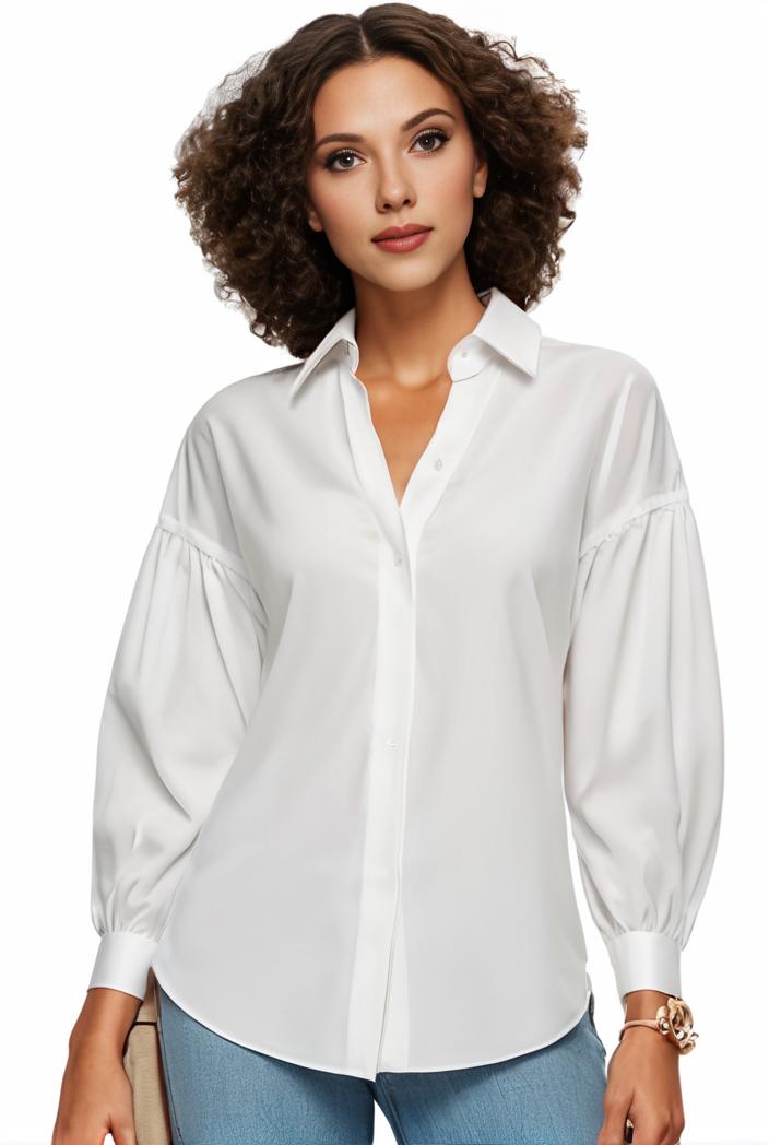 plus size casual blouse women s plus solid button up lantern sleeve turn down collar nipped waist blouse 128928