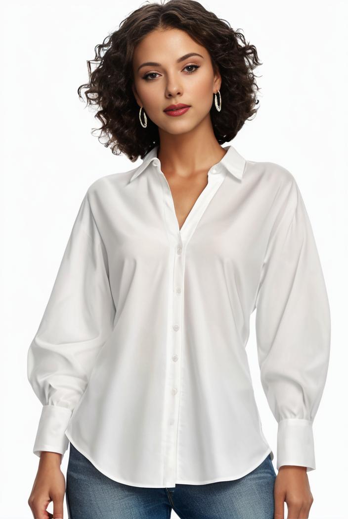 plus size casual blouse women s plus solid button up lantern sleeve turn down collar nipped waist blouse 128929