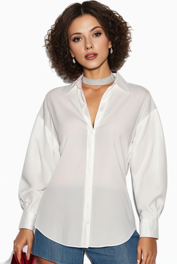 plus size casual blouse women s plus solid button up lantern sleeve turn down collar nipped waist blouse 128932