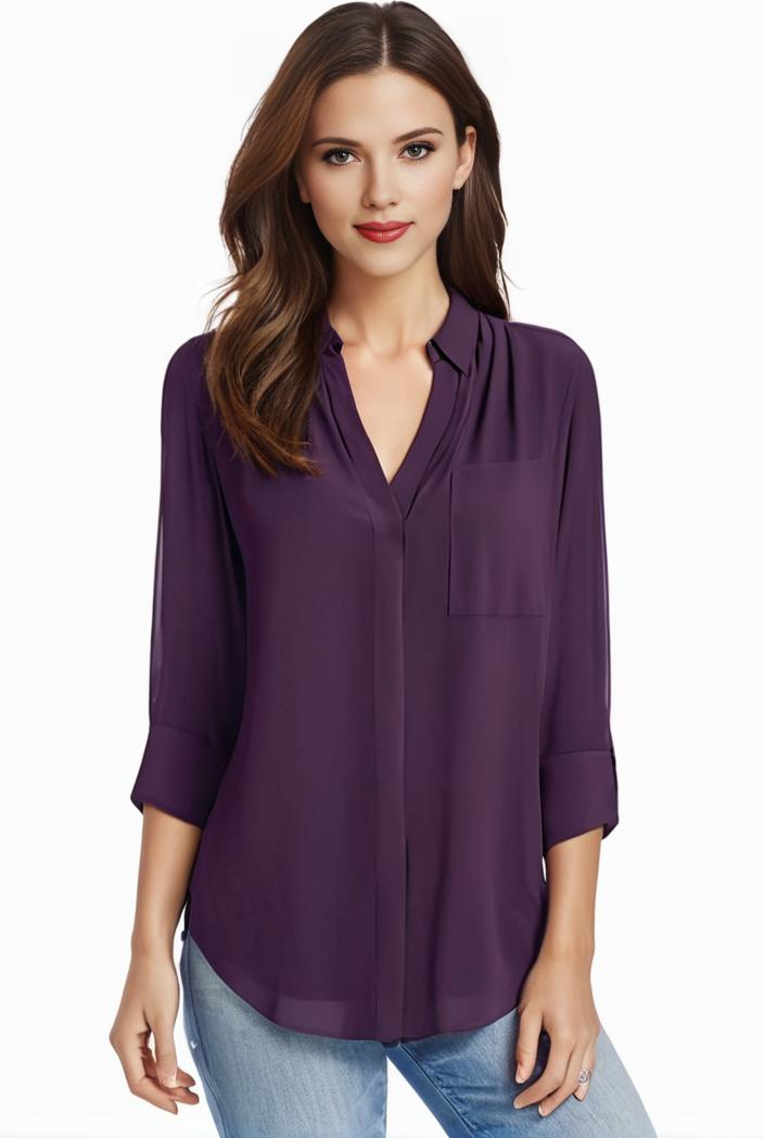 plus size casual blouse women s plus solid half sleeve turn down collar tunic top 128954
