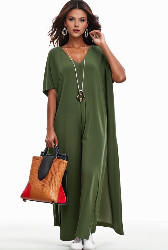 plus size casual dress women s plus solid v neck short sleeve ruffle trim smock dress 129004