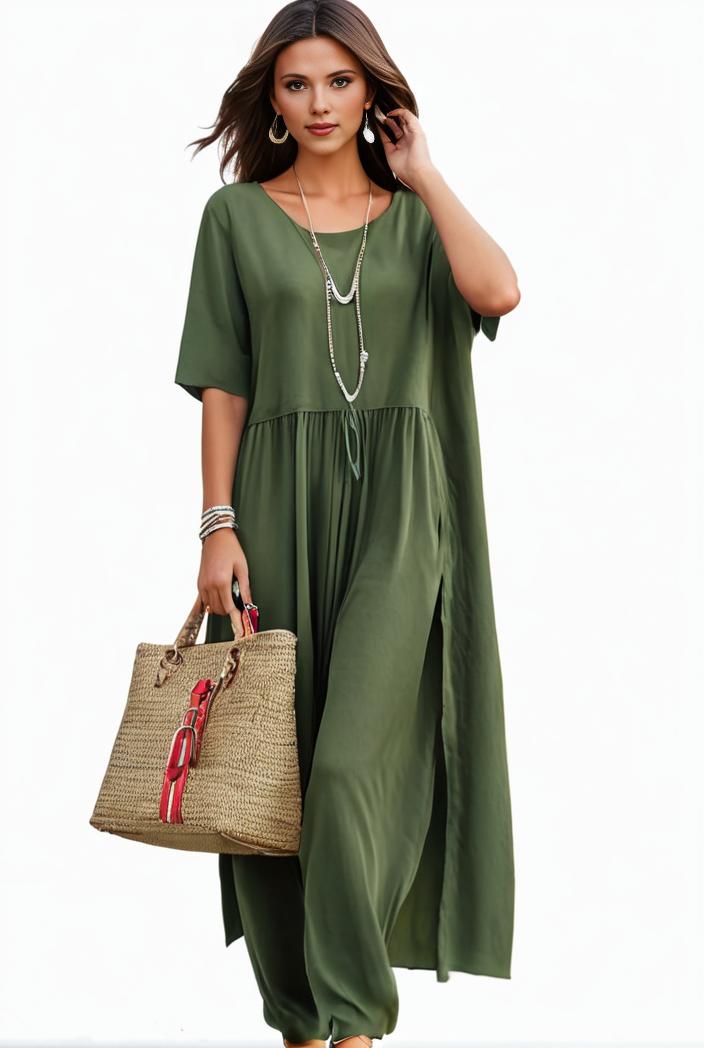 plus size casual dress women s plus solid v neck short sleeve ruffle trim smock dress 129006