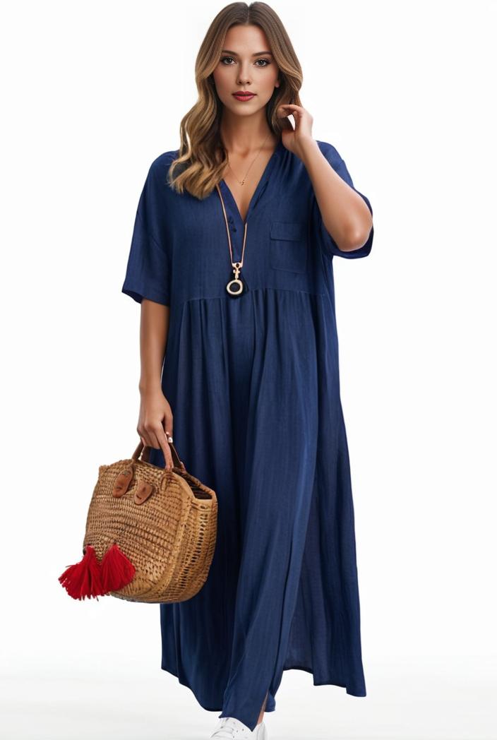 plus size casual dress women s plus solid v neck short sleeve ruffle trim smock dress 129012