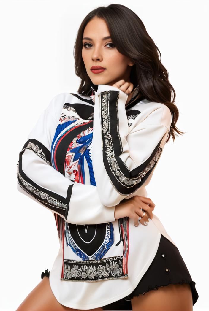 plus size casual sweatshirt women s plus graphic letter print long sleeve round neck slight stretch sweatshirt 129315
