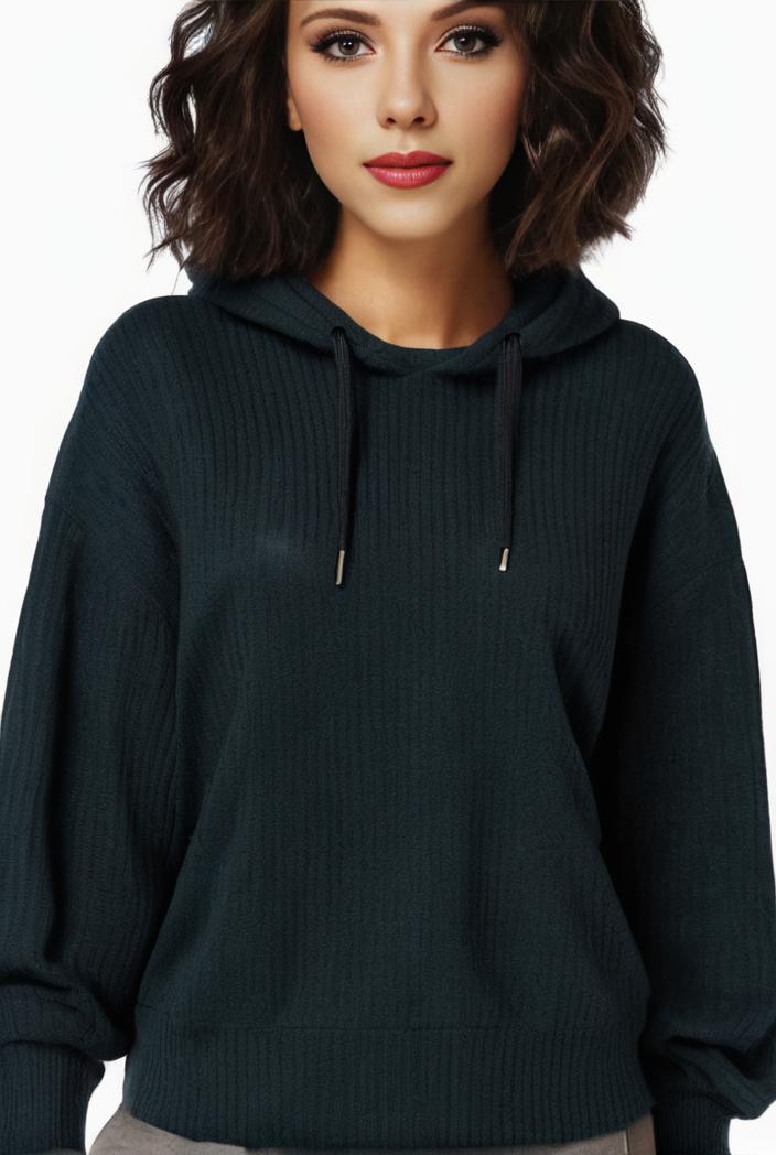plus size casual sweatshirt women s plus solid waffle long sleeve drawstring hooded pullover sweatshirt with kangaroo pockets casual tops for fall winter women s clothing 129397