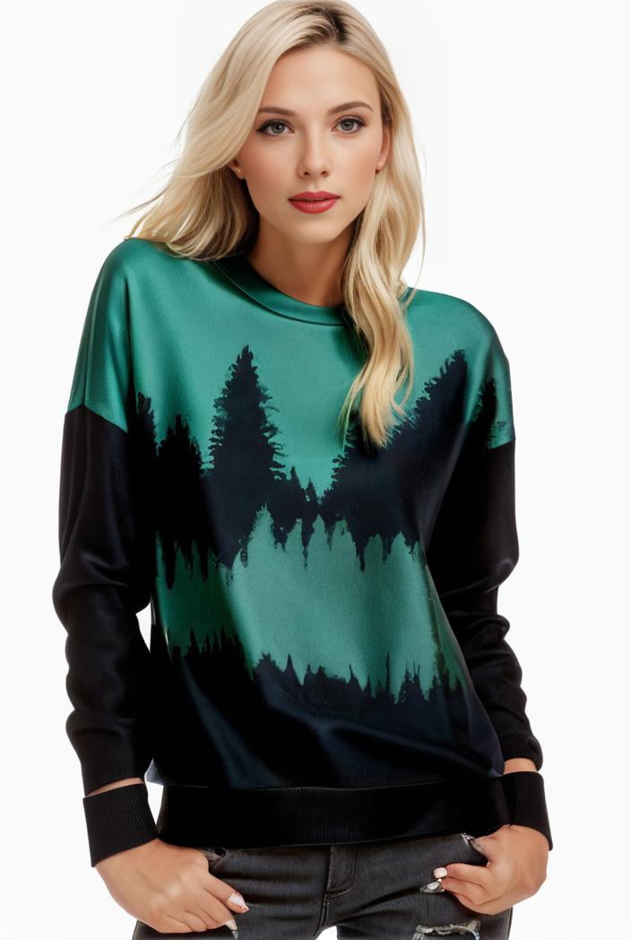 plus size halloween casual sweatshirt women s plus witch hat pumpkin print long sleeve round neck pullover top 131548