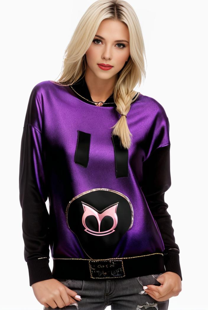 plus size halloween casual sweatshirt women s plus witch hat pumpkin print long sleeve round neck pullover top 131563