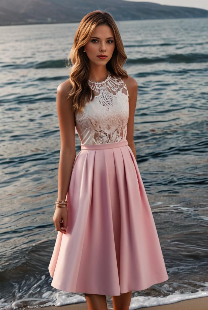 short lace halter neck backless chiffon homecoming dress 139021