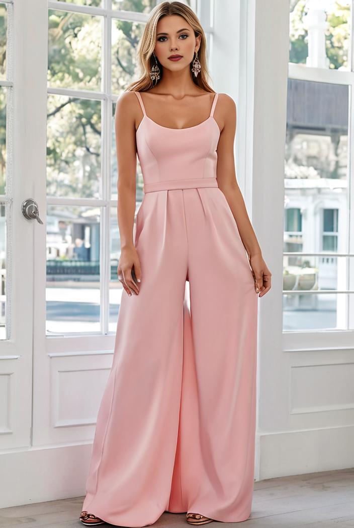flowy chiffon one shoulder with three straps bridesmaid dress 116465