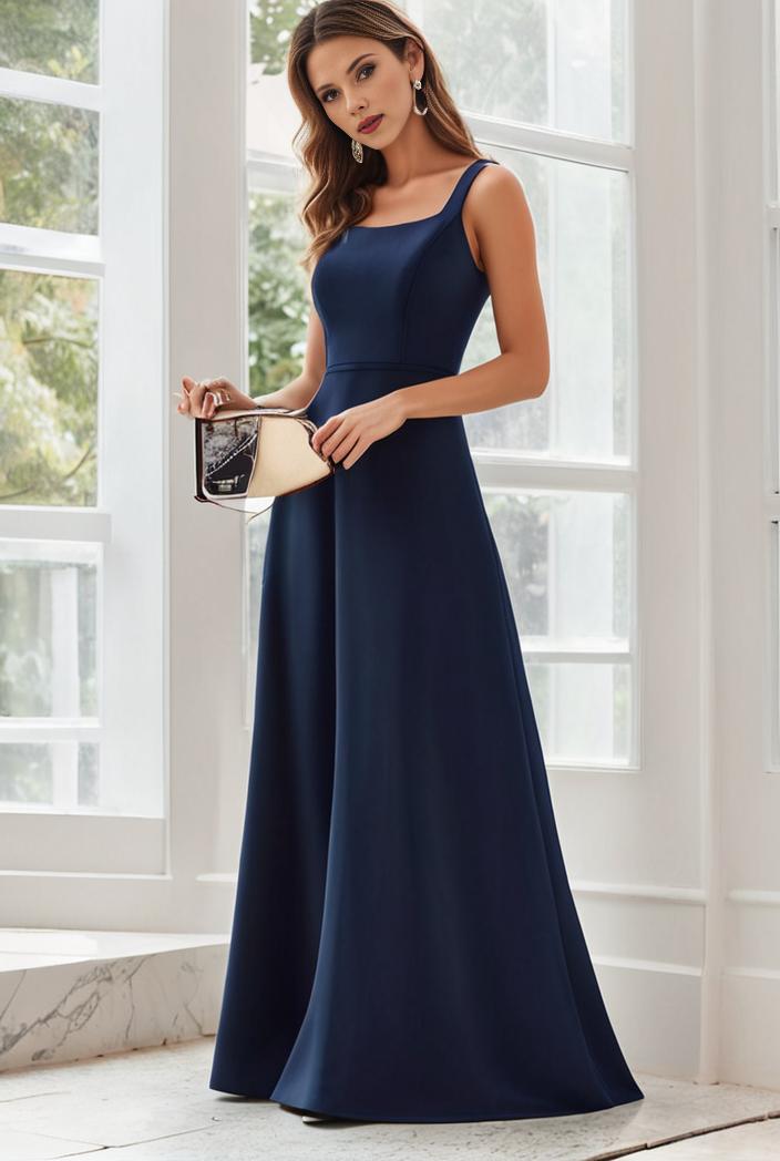 flowy chiffon one shoulder with three straps bridesmaid dress 116493