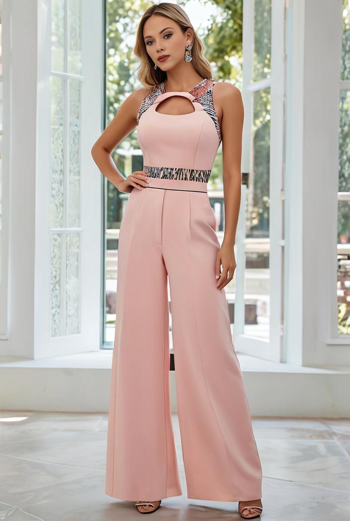 flowy chiffon one shoulder with three straps bridesmaid dress 116499