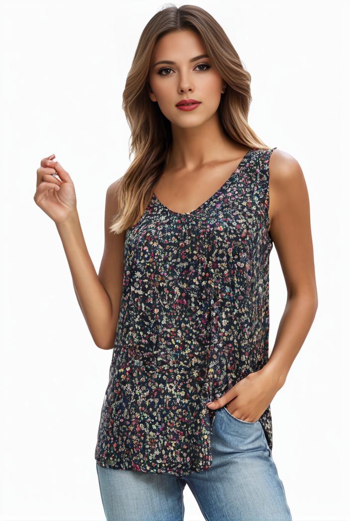 plus size boho tank top women s plus paisley print square neck medium stretch ruched tank top 122729