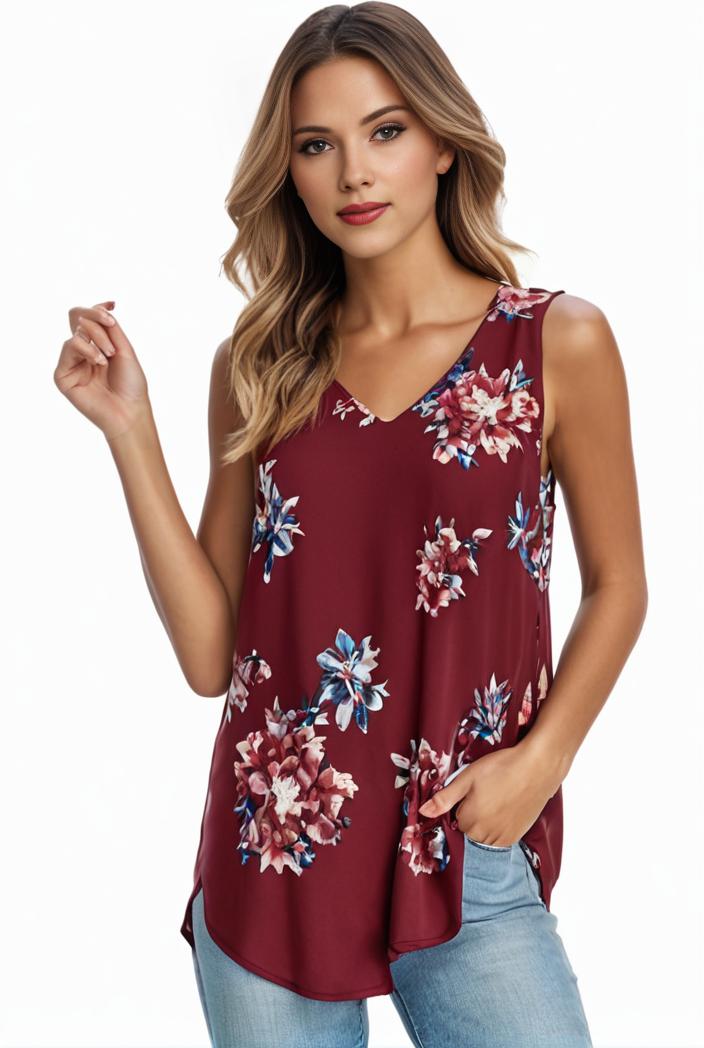 plus size boho tank top women s plus paisley print square neck medium stretch ruched tank top 122769