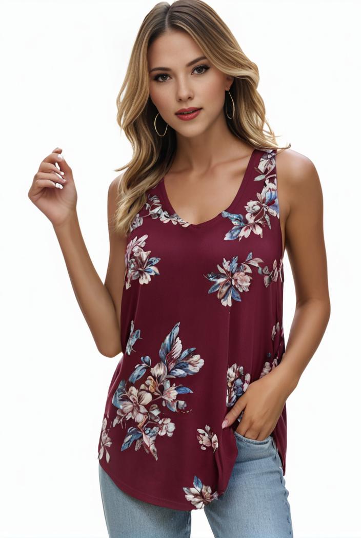 plus size boho tank top women s plus paisley print square neck medium stretch ruched tank top 122772