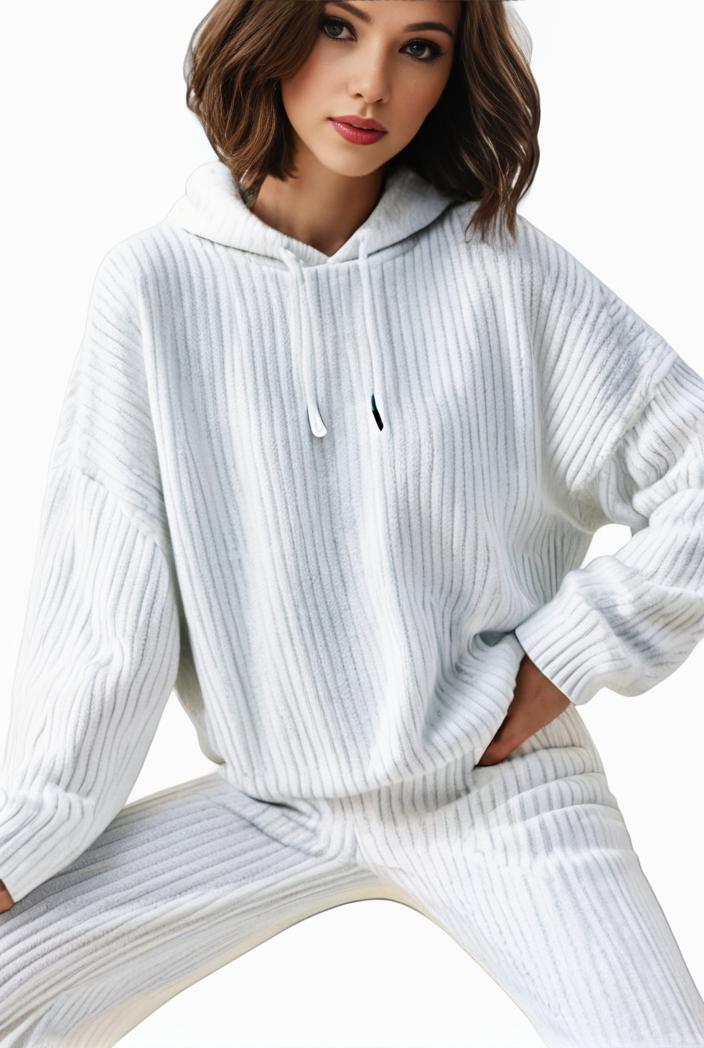 plus size casual sweatshirt women s plus solid waffle long sleeve drawstring hooded pullover sweatshirt with kangaroo pockets casual tops for fall winter women s clothing 123293