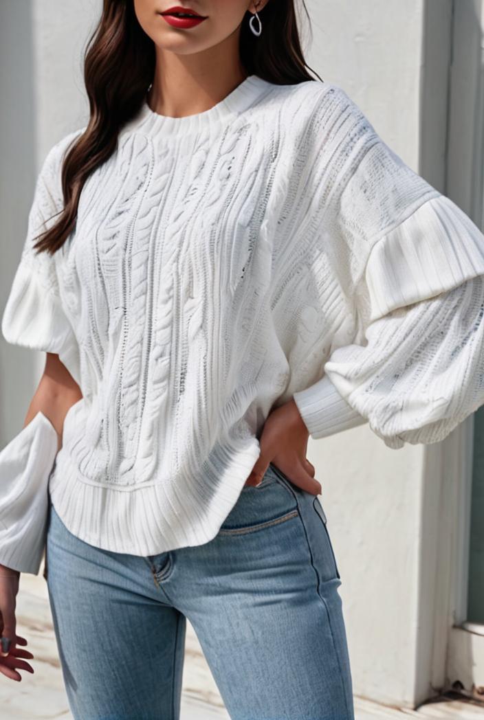 plus size casual sweatshirt women s plus solid waffle pattern long sleeve round neck sweatshirt 123296
