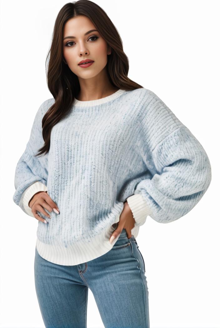 plus size casual sweatshirt women s plus solid waffle pattern long sleeve round neck sweatshirt 123304