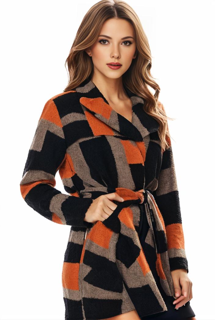 plus size halloween coat women s pus allover cat pumpkin print long sleeve open front medium stretch cardigan overcoat 125451