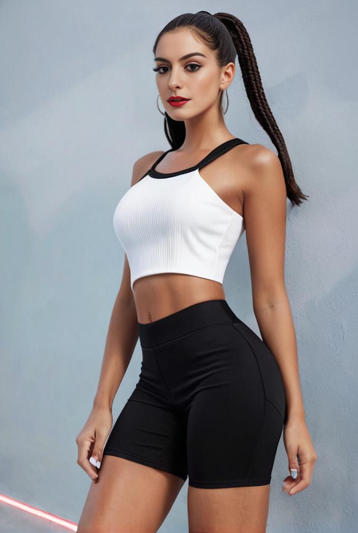 y2k style black denim skirt with cargo pockets 105779