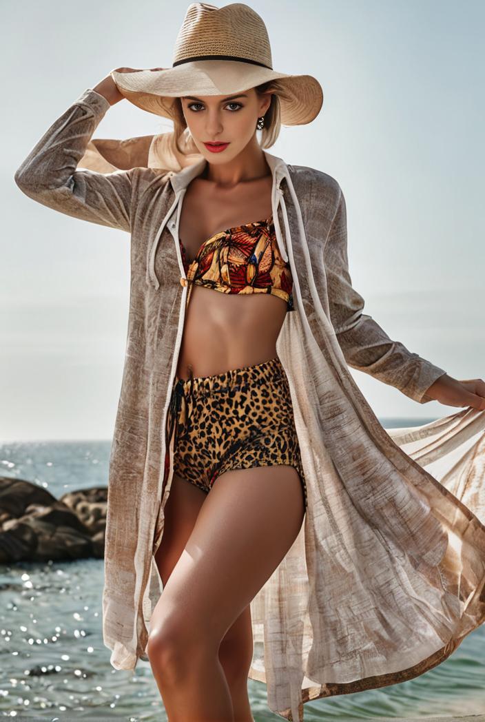 3 pieces sexy print bikini women high waist swimsuit cover up swimwear female lady bathing suit swimming summer beachwear 105913