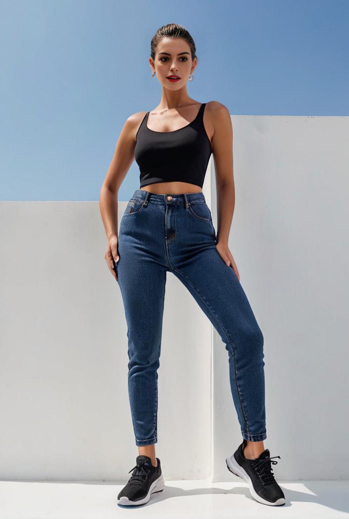 random print high waist stretchy casual leggings pants 126808