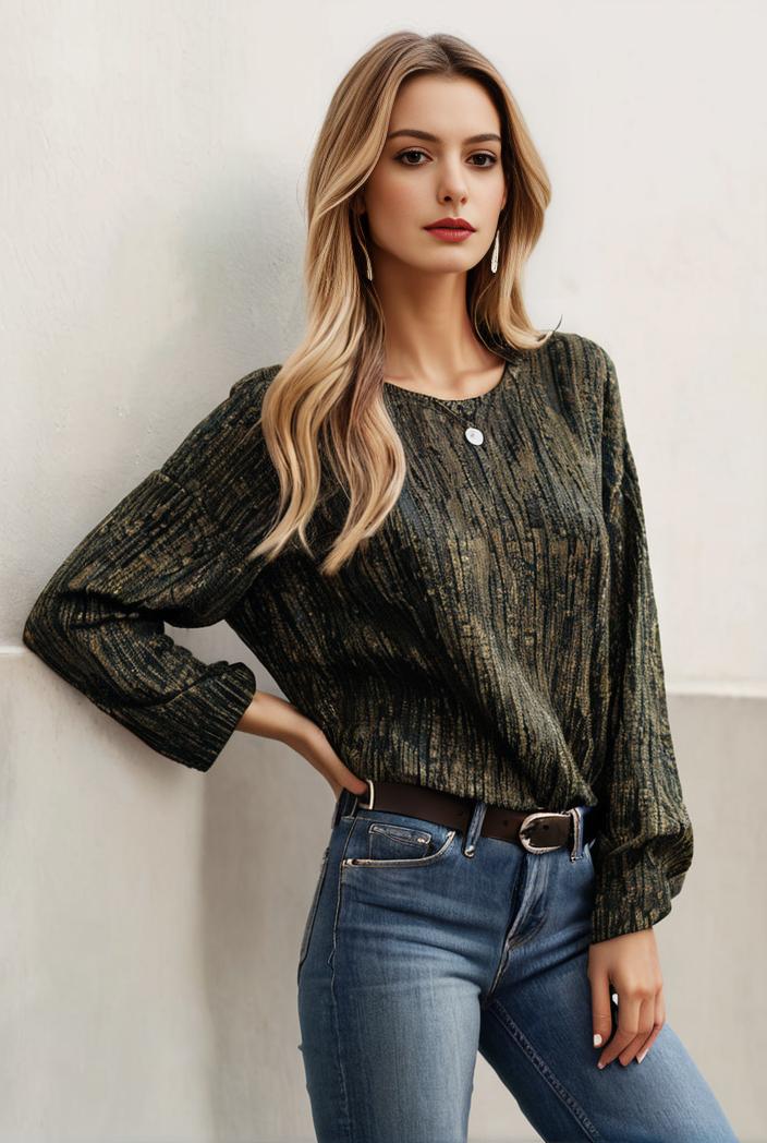 sequin bomber jacket with zipper closure and long sleeves stylish women s outerwear 128781