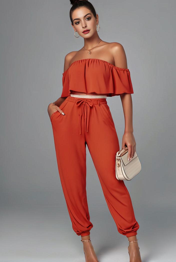 stylish sleeveless jumpsuit with tie waist and flap pockets for women 134354