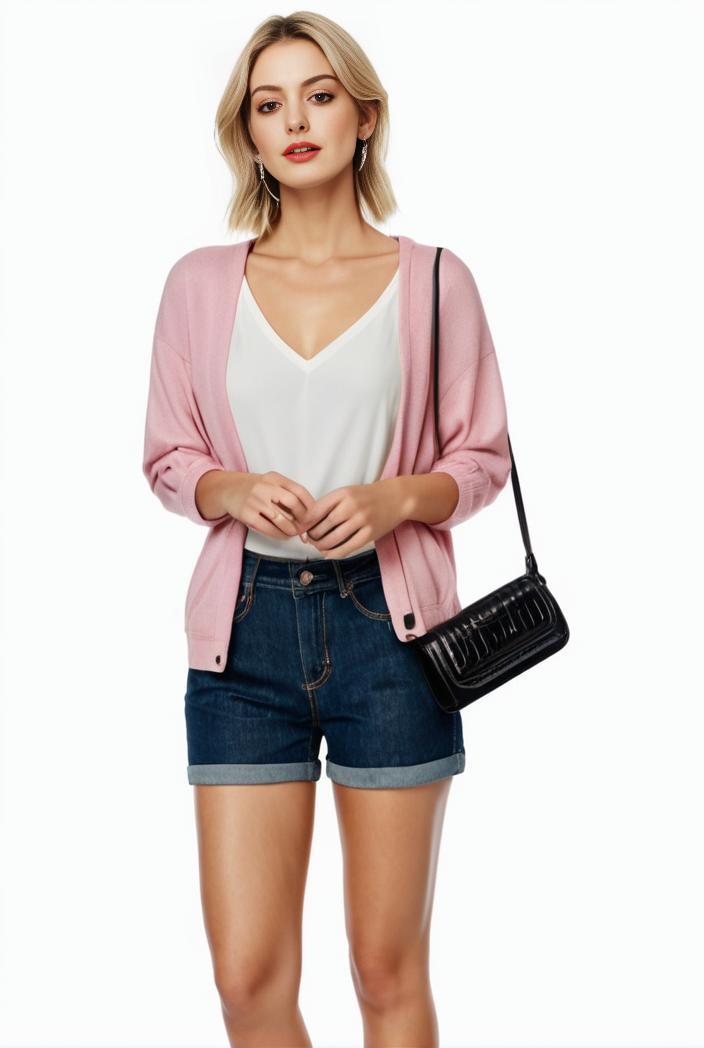 women s solid open front blazer with long sleeves for office wear 139673