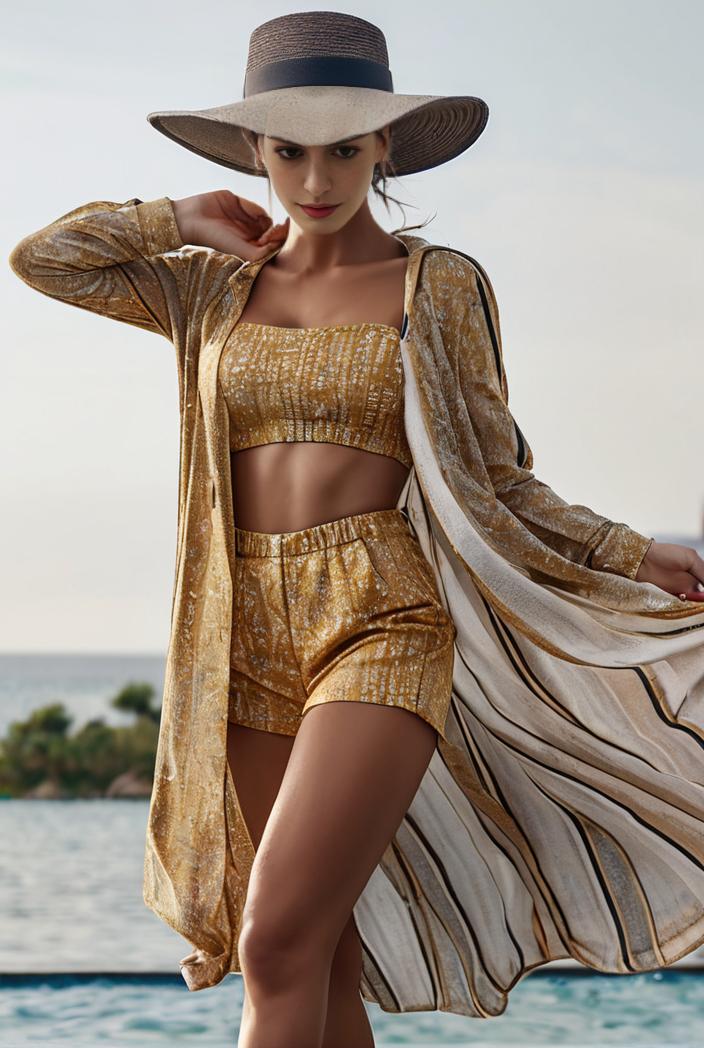 3 pieces sexy print bikini women high waist swimsuit cover up swimwear female lady bathing suit swimming summer beachwear 140337