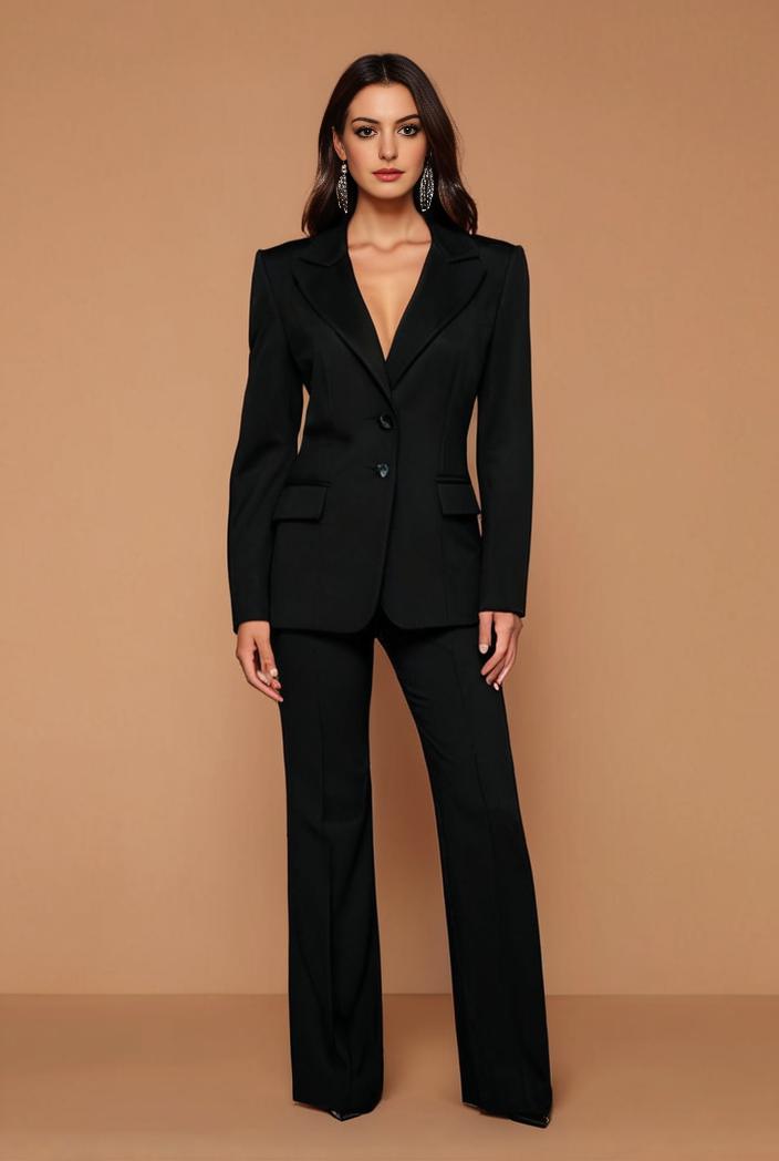 flared high waist trousers stylish bottoms perfect for spring autumn women s apparel 106000