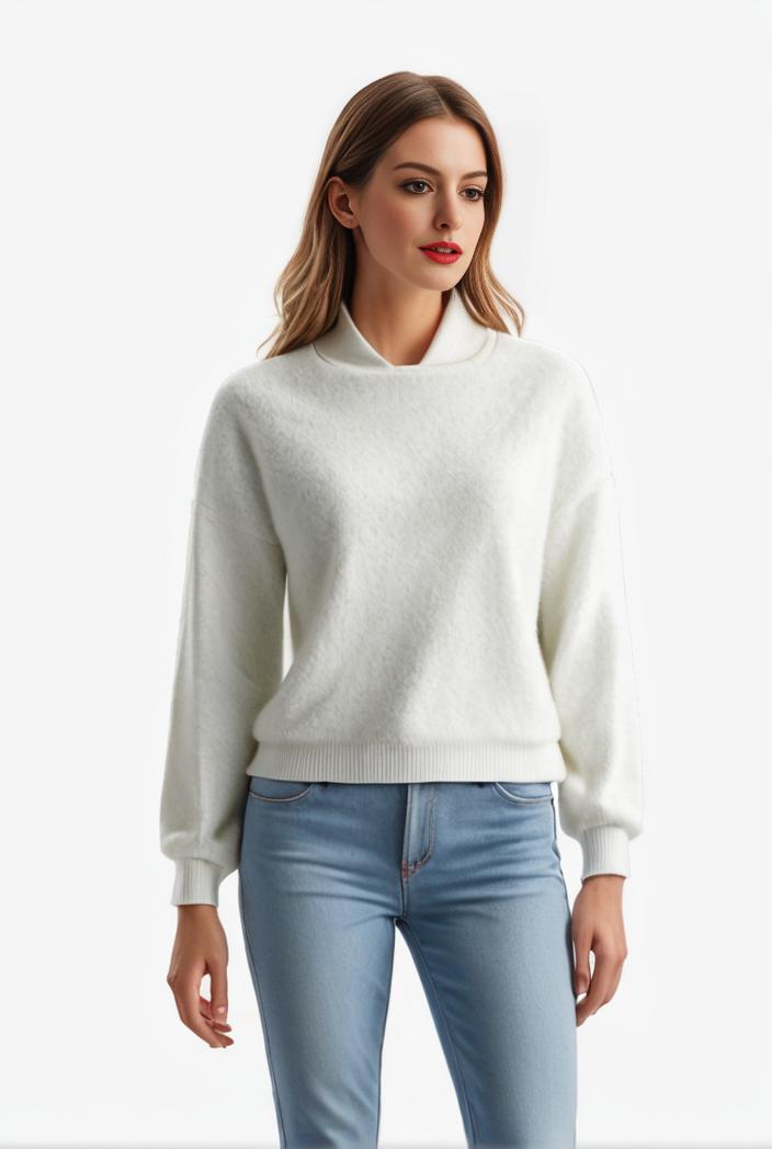 lapel denim coat with long sleeves and buttoned flap pockets stylish women s jacket 108291