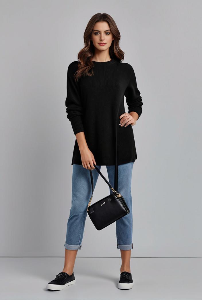 lapel neck blazer with button front stylish long sleeve jacket for office work women s apparel 108371