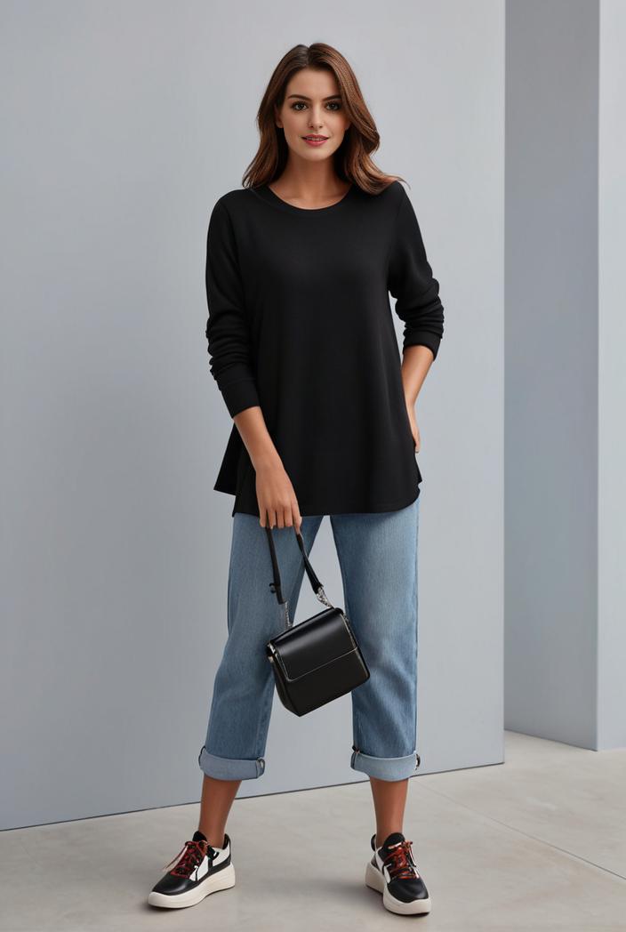 lapel neck blazer with button front stylish long sleeve jacket for office work women s apparel 108369