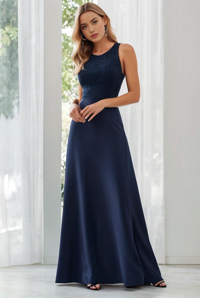 flowy chiffon one shoulder with three straps bridesmaid dress 101946