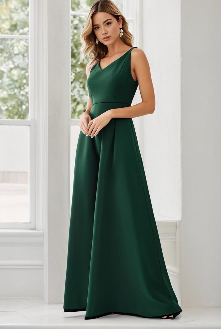 flowy chiffon one shoulder with three straps bridesmaid dress 101960