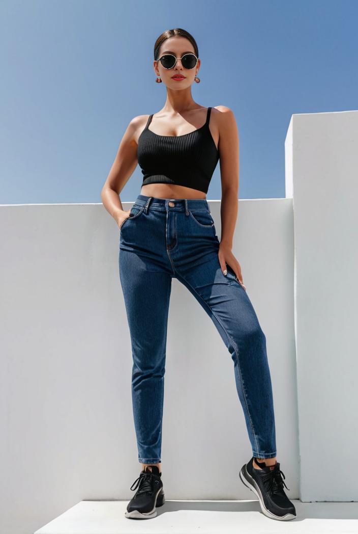 random print high waist stretchy casual leggings pants 111675