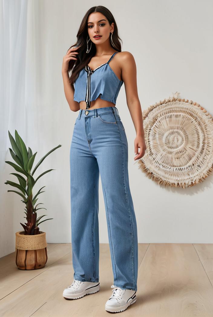 relaxed fit denim jumpsuit with slant pockets non elastic washed denim overalls women s denim apparel 111909