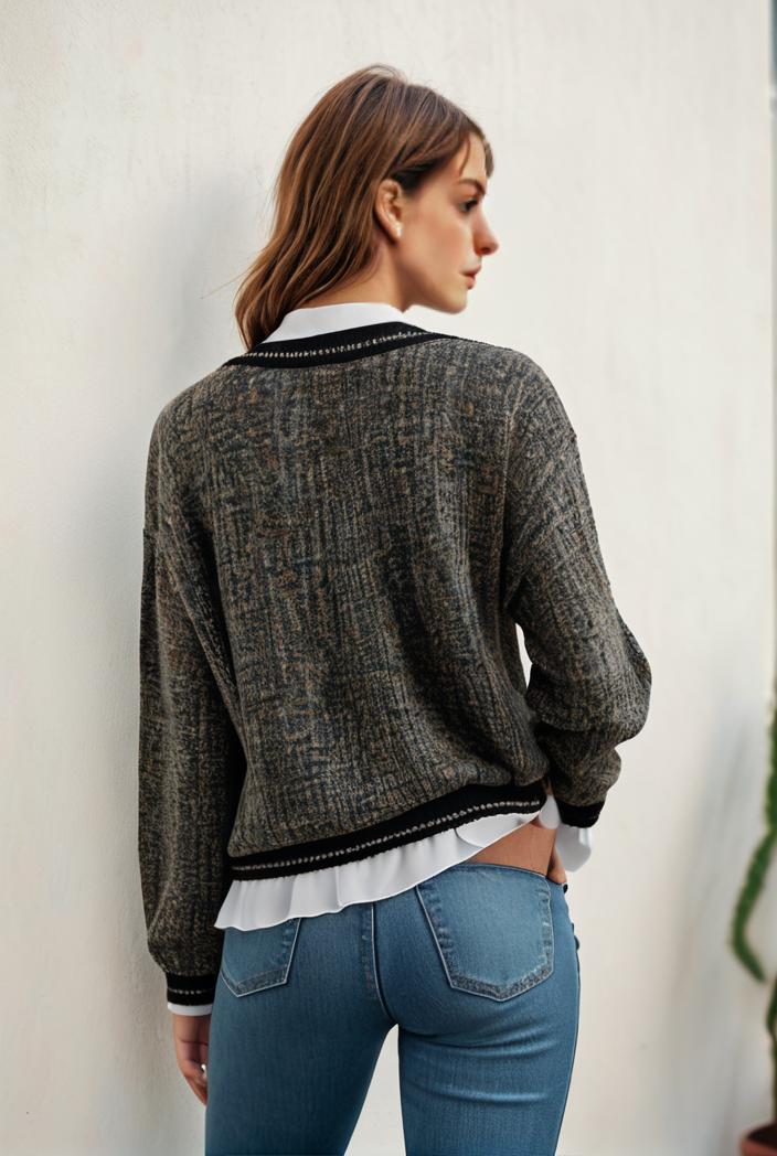 sequin bomber jacket with zipper closure and long sleeves stylish women s outerwear 113630