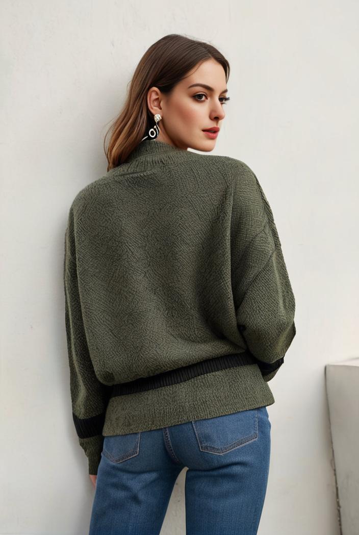 sequin bomber jacket with zipper closure and long sleeves stylish women s outerwear 113635