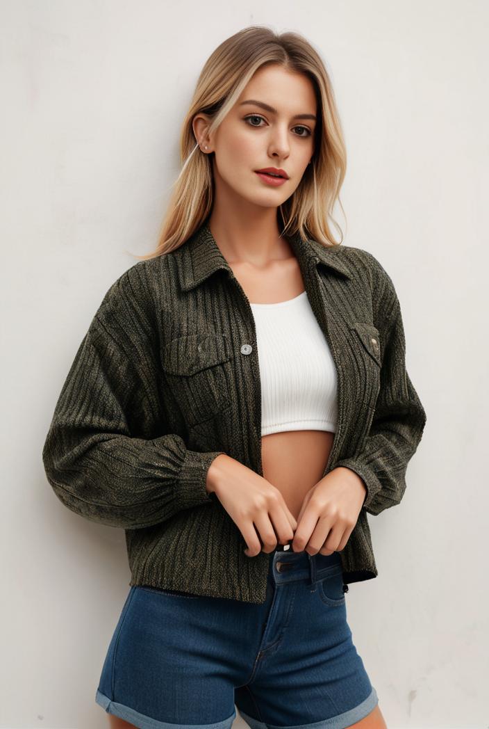 sequin bomber jacket with zipper closure and long sleeves stylish women s outerwear 113642