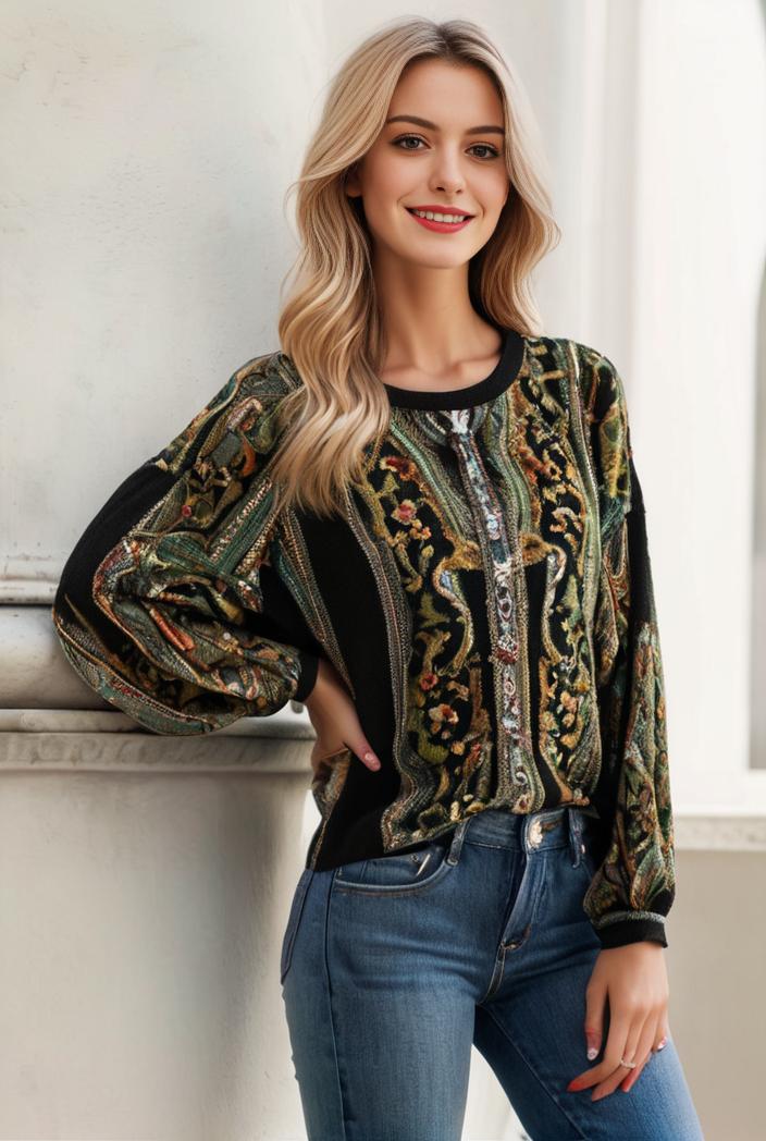 sequin bomber jacket with zipper closure and long sleeves stylish women s outerwear 113652