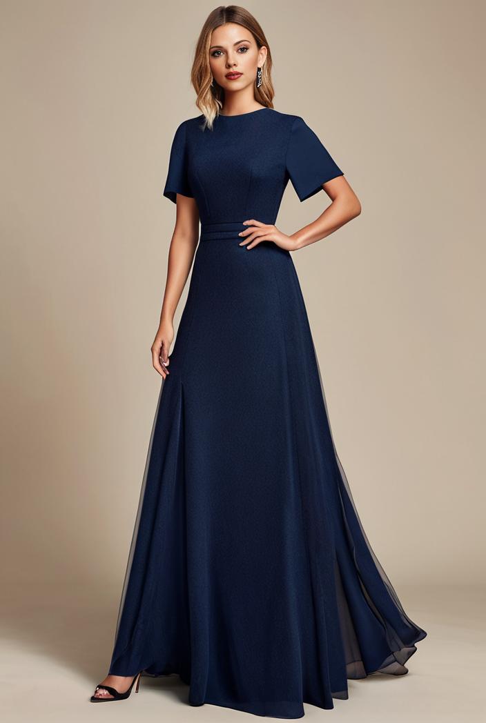 glitter high low front side slit ruffled v neck evening dress 127318