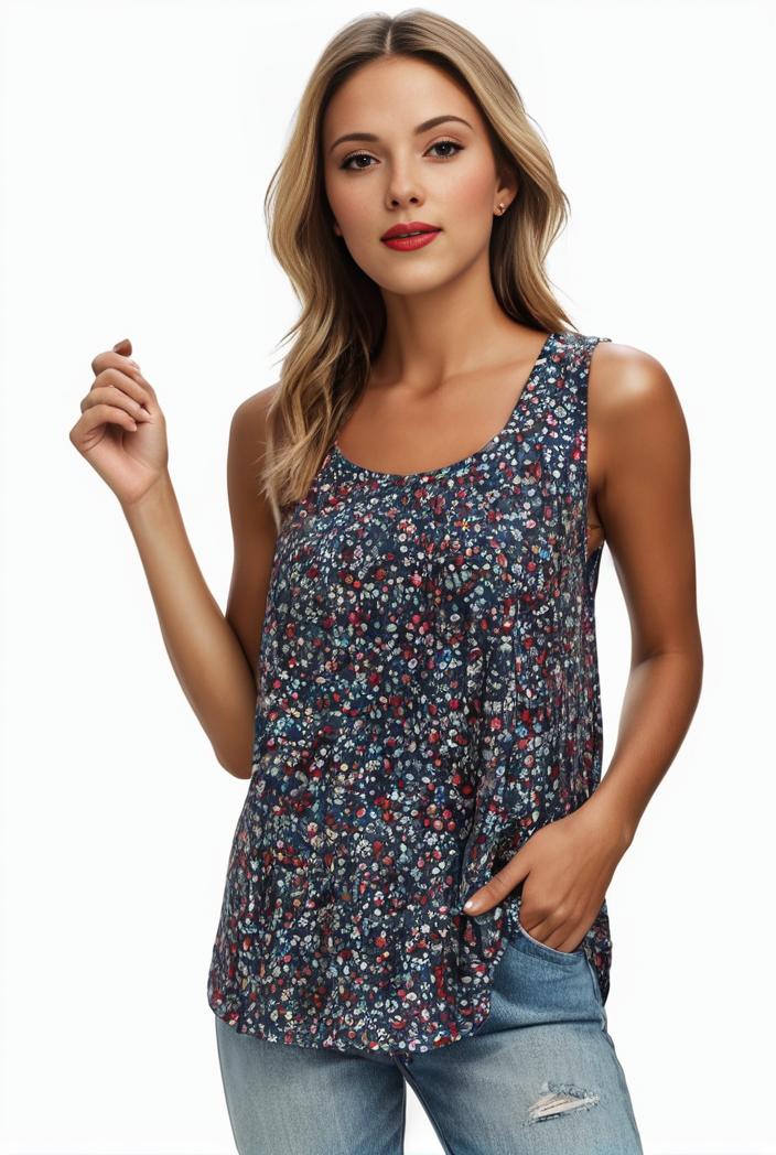 plus size boho tank top women s plus paisley print square neck medium stretch ruched tank top 133354