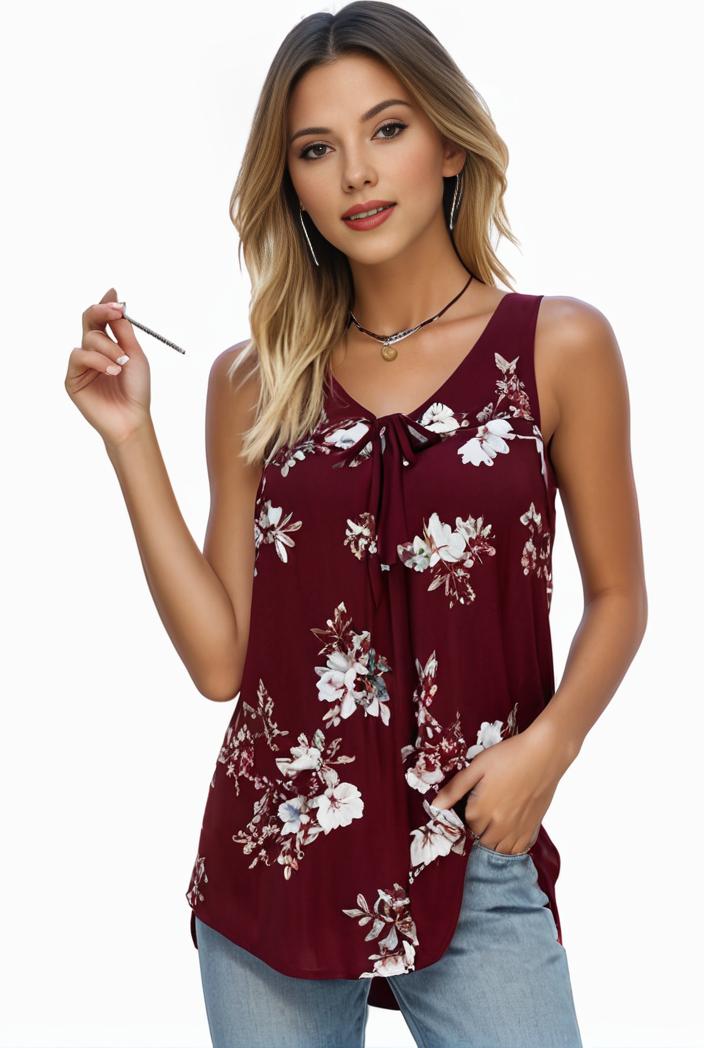 plus size boho tank top women s plus paisley print square neck medium stretch ruched tank top 133391