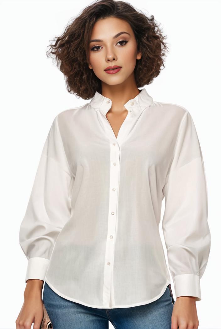 plus size casual blouse women s plus solid button up lantern sleeve turn down collar nipped waist blouse 133424