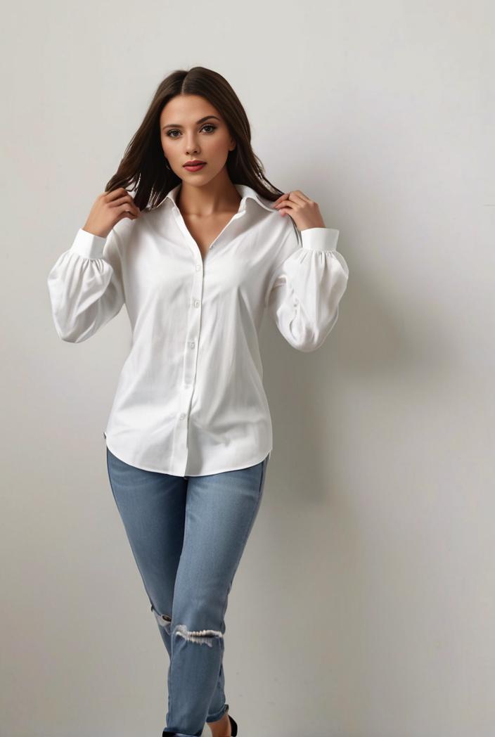 plus size casual blouse women s plus solid button up lantern sleeve turn down collar nipped waist blouse 133438
